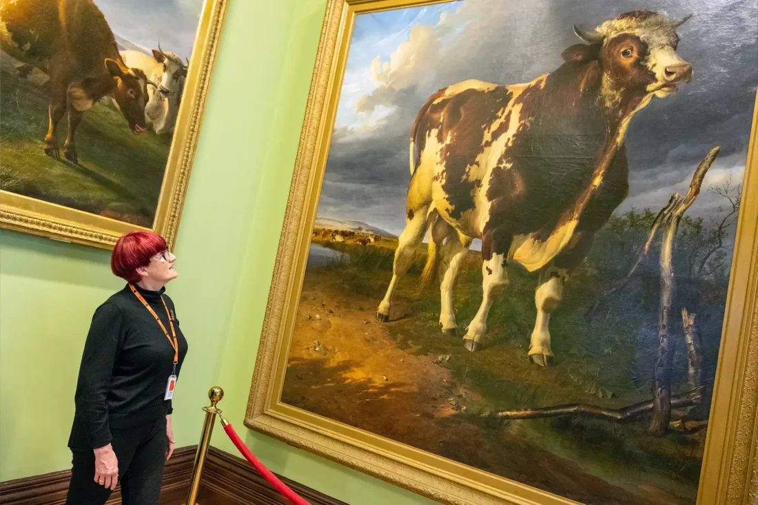 Wendy Daws and Charlie The Bull